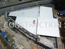 Steel structure , lightweight roof trusses , and clip lock metal deck roof cover Steel structure , lightweight roof trusses , and clip lock metal deck roof covering  at Pejabat Lian Soon Food Seremban