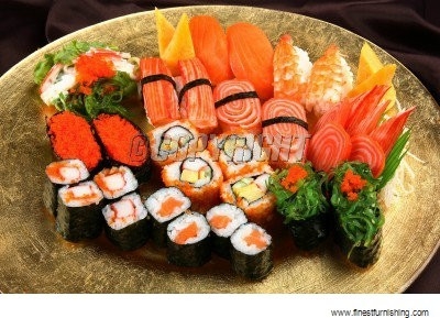 Kertas Dinding Makanan Hourhome: Sushi #10450345