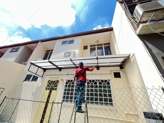 POLYCARBONATE ROOF @JALAN BU 4/9, BANDAR UTAMA, PETALING JAYA, SELANGOR