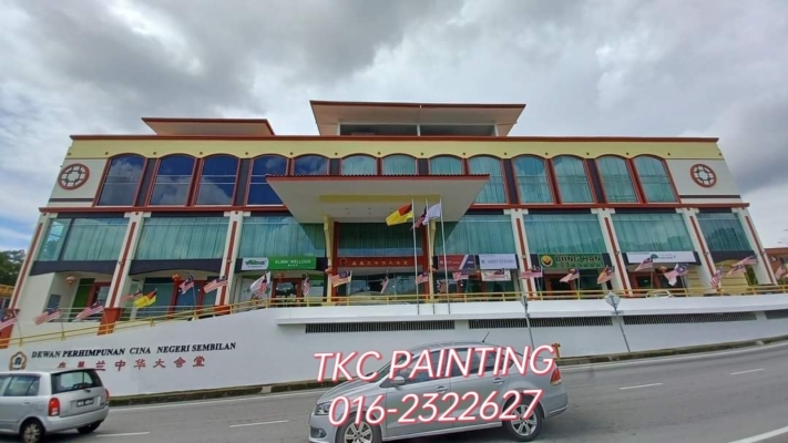 ɭRefurbished paint project at#ɭлãṤ(ڽ29-8-2022Ṥ)#Dewan Perhimpunan China Negeri SembilanPainting works commenced on 16/8-2022And today, 29/8/2022the painting project was completed ahead of schedule.