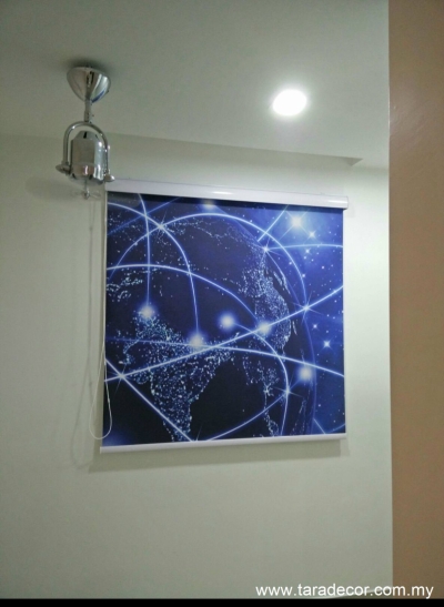 Finished Mural Blinds Reference In Cheras