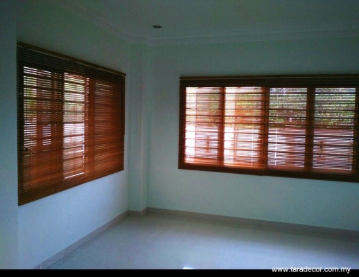 Finished Wooden Blinds Reference In Cheras 