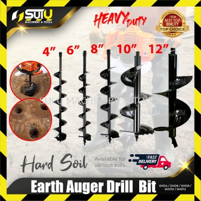 4" / 6" / 8" / 10" / 12" Earth Auger Drill Bit