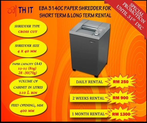 EBA 3140C PAPER SHREDDER