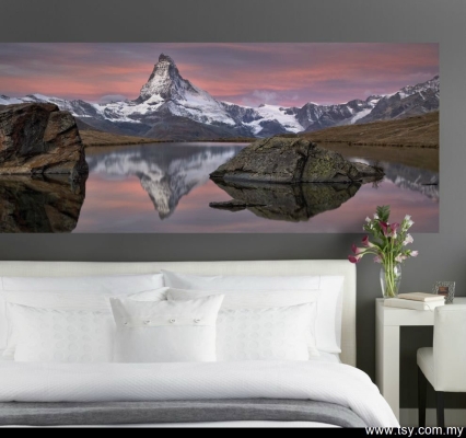 Mural Wallpaper : Snow Mountain