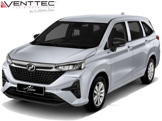 PERODUA ALZA 2022 - ABOVE = VENTTEC DOOR VISOR