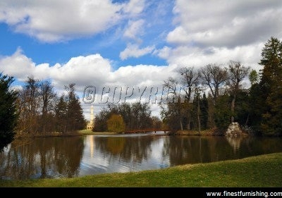 Natural Scenery Mural Wallpaper : Lake