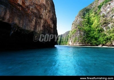 Natural Scenery Mural Wallpaper : Thailand Phi Phi Islands