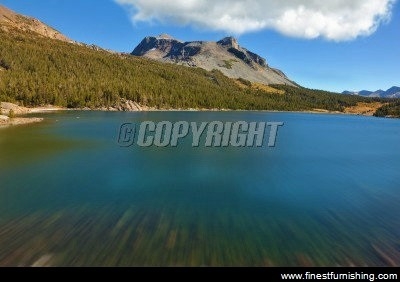 Natural Scenery Mural Wallpaper : Plateau Lake