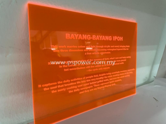 Acrylic Laser Engraving Service