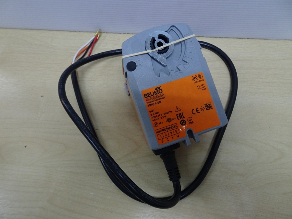 BELIMO TRF24-SR (2.5NM, AC/DC 24V 50/60HZ) MODULATING ROTARY ACTUATOR (SPRING RETURN)