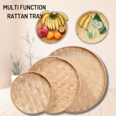 DULANG ROTAN HIASAN BAMBOO TRAY RATTAN SERVING FOOD TRAY TAMPI NORDIC INS STYLE DECOR TRAY   ¨