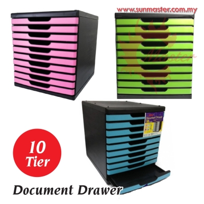 10 Tier Plastic Drawer