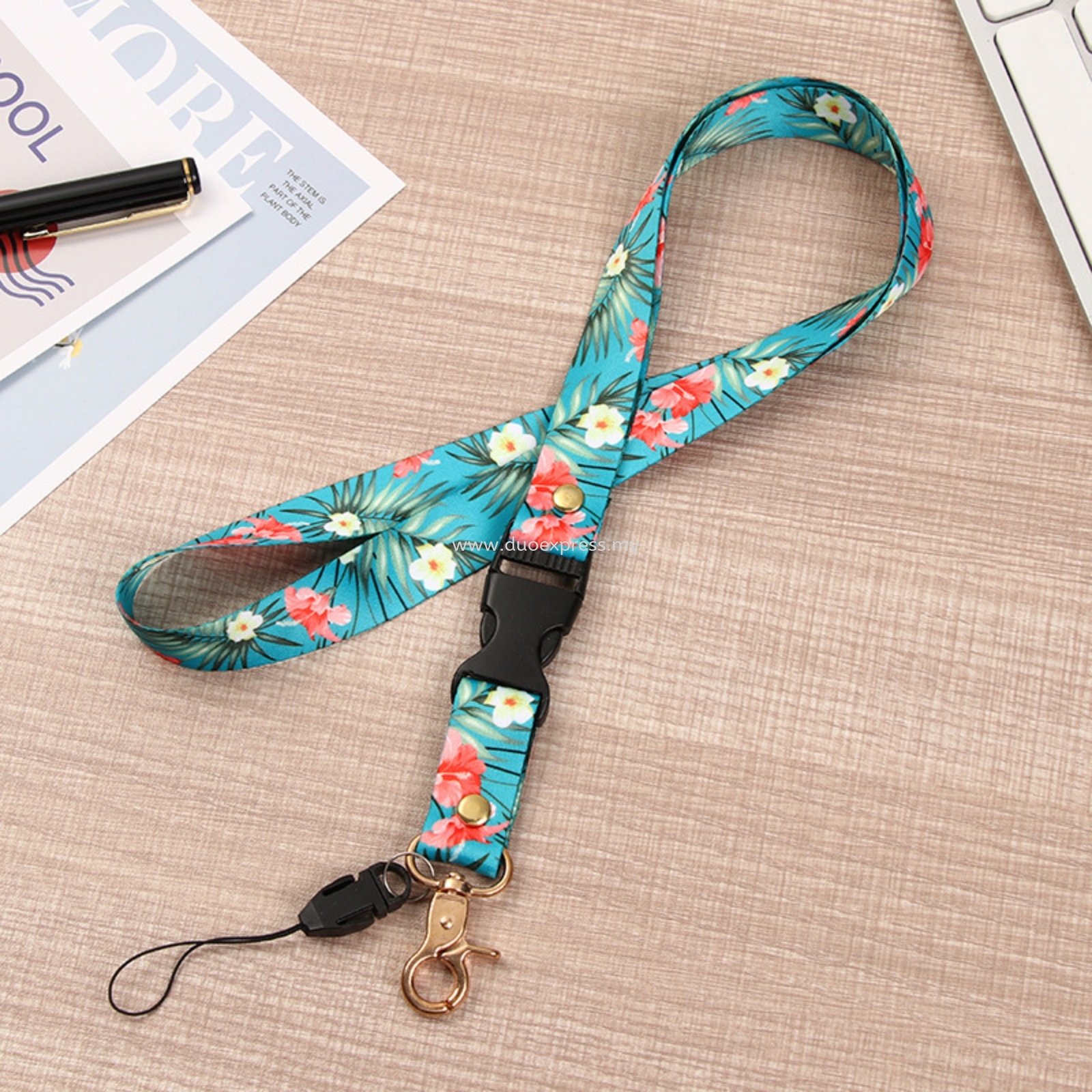 Custom Lanyard Printing + ID Holder