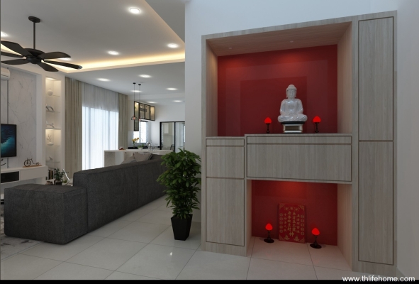 Customize Chinese Altar Cabinet 3D Design