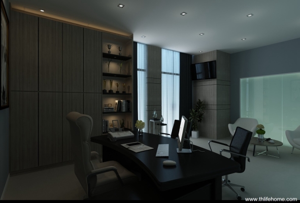 Study Room 3D Design