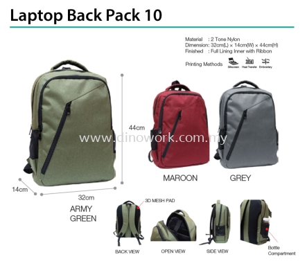 Laptop Back Pack 10