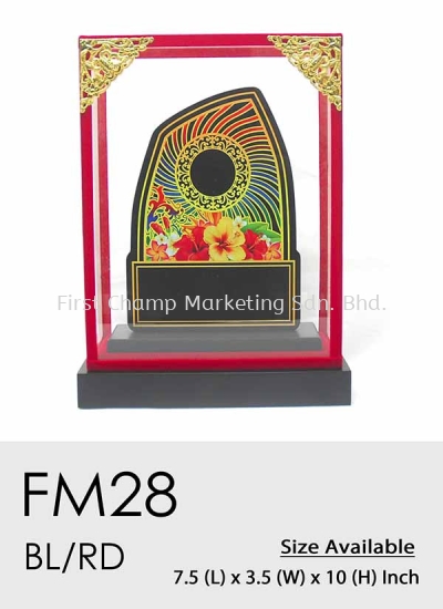 FM28  Exclusive Premium Affordable Casing Wooden Wood Plaque Case Malaysia