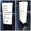 VERTICAL STANDEE LIGHTBOX PORTABLE MOBILE LIGHTBOX Light Box