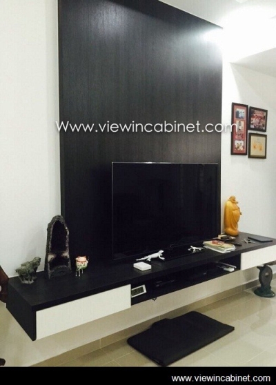 TV Cabinet Design & Living Hall Array Reference @ Bukit Jalil / Kuala Lumpur