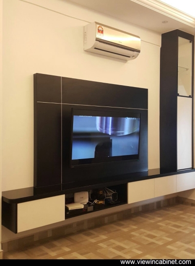 Customize TV Cabinet Design & Living Hall Array Reference @ Bukit Jalil / Kuala Lumpur