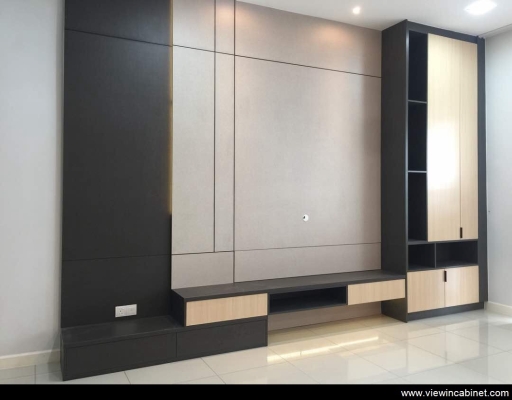 TV Cabinet Design & Living Hall Array Reference @ Bukit Jalil / Kuala Lumpur