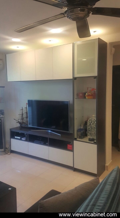 TV Cabinet Design & Living Hall Array Reference @ Bukit Jalil / Kuala Lumpur