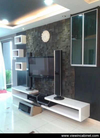 Customize TV Cabinet Design Reference @ Bukit Jalil / Kuala Lumpur