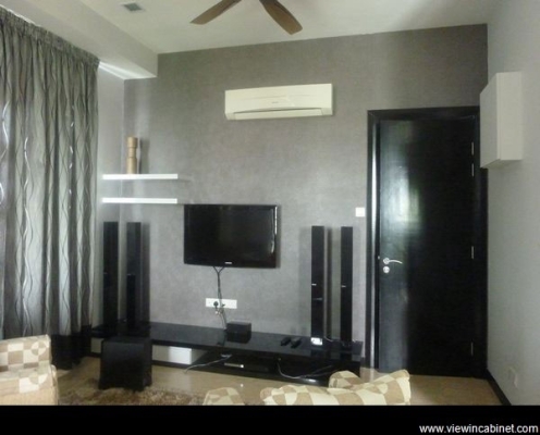 Customize TV Cabinet Design & Living Hall Array Reference @ Bukit Jalil / Kuala Lumpur