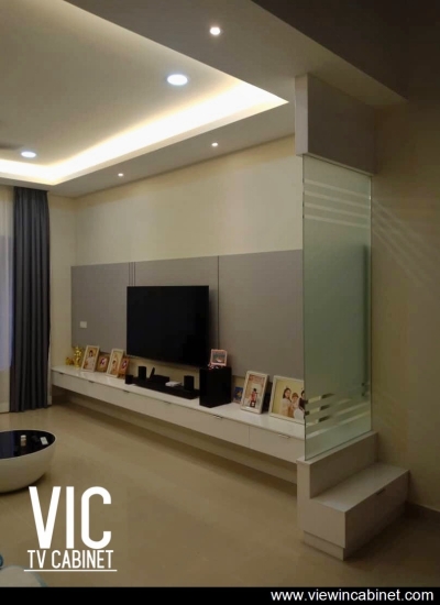 TV Cabinet Design & Living Hall Array Reference @ Bukit Jalil / Kuala Lumpur