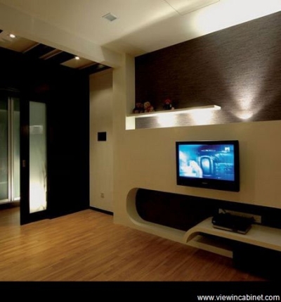 Customize TV Cabinet Design & Living Hall Array Reference @ Bukit Jalil / Kuala Lumpur