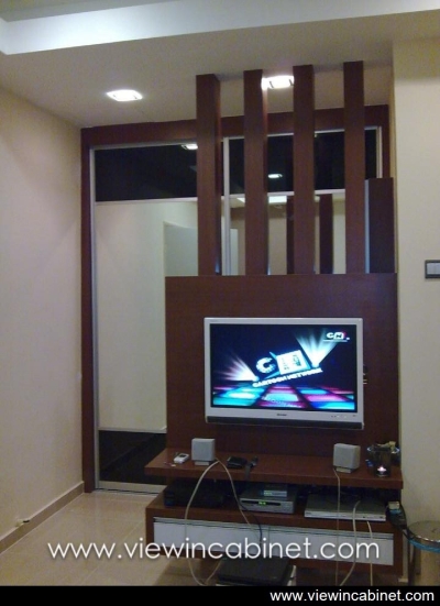 Customize TV Cabinet Design & Living Hall Array Reference @ Bukit Jalil / Kuala Lumpur