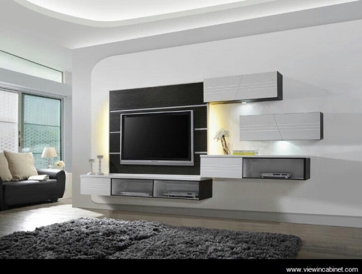 Customize Simple Modern TV Cabinet Design & Living Hall Array Reference @ Bukit Jalil / Kuala Lumpur