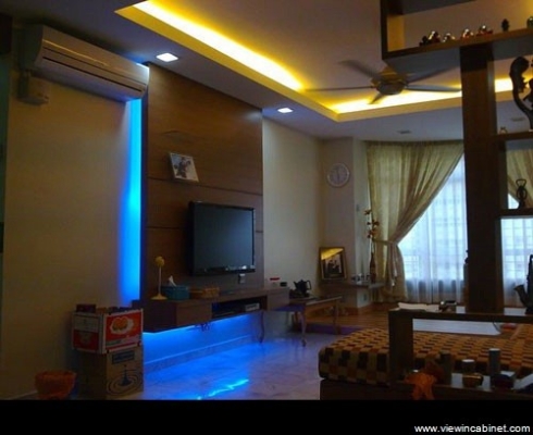 Customize TV Cabinet Design & Living Hall Array Reference @ Bukit Jalil / Kuala Lumpur