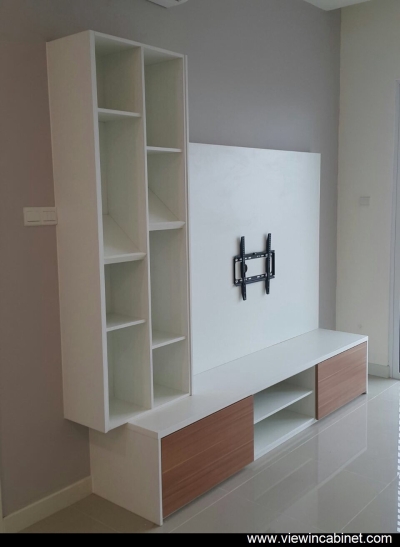 Customize TV Cabinet Design With Display Cabinet Reference @ Bukit Jalil / Kuala Lumpur