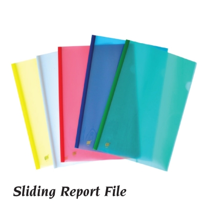 A4 Color Sliding Bar Report File