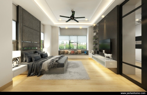 Master Bedroom Design With Custom Furniture Reference @ Klang / Selangor