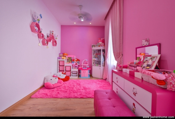 Hello Kitty Theme Kid Room Design & Reference @ Klang / Selangor