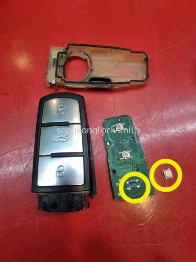 repair valkswsgen car remote control