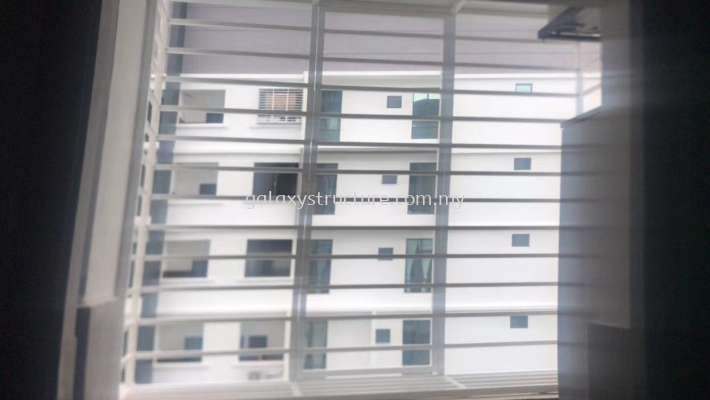 To fabrication,supply and install powder coated window grille,door grille and aluminium sliding naco glass - Maple Residence Bandar Bestari 41200 Klang.