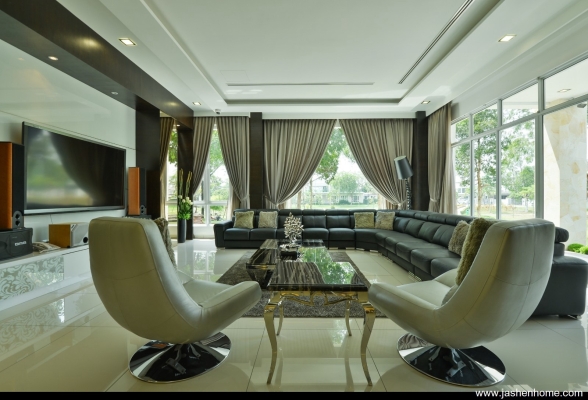 Klang Ambang Botanic Bungalow Living Hall Design  (2)