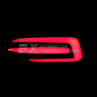 Honda Civic Fc / Tc / Tcp 16-21 - LED Rear Bumper Reflector (Merc Design)