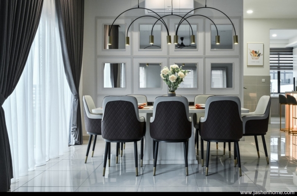 Bandar Puteri Puchong Terrace House Dining Area Design With Feature Display Cabinet Reference