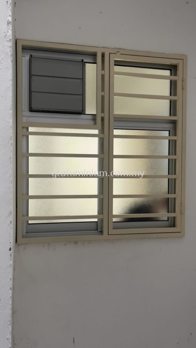 sliding windows 2 + Above fit glass and Exhaust Fan @Pangsapuri Seri Pinang, Setia Alam, Shah Alam 