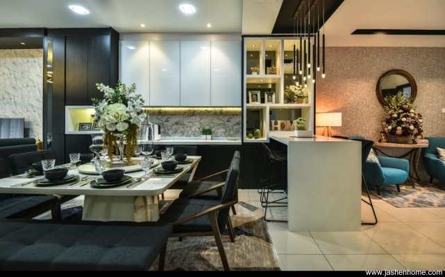 Kota Kemuning Terrace House Dining Design