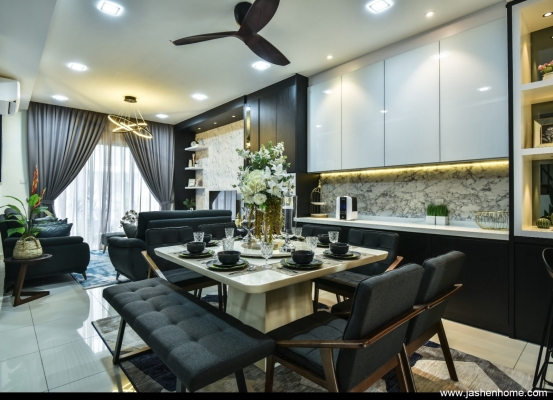 Kota Kemuning Terrace House Dining Design