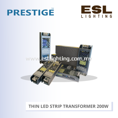 PRESTIGE THIN LED STRIP TRANSFORMER 200W PLS-200W-12V 180MM X 50MM X 22MM