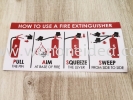 Fire Extinguisher Sticker Label Sticker Sticker