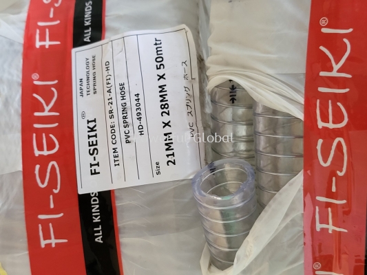 FI-SEIKI PVC SPRING HOSE 21x28mmx50m