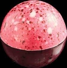 La Rose Noire,Pink Pattern Chocolate Shells - Universe Large Globe (Frozen) ( Indent )